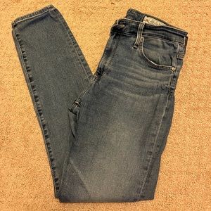 AG Anthropologie 27R straight leg jeans